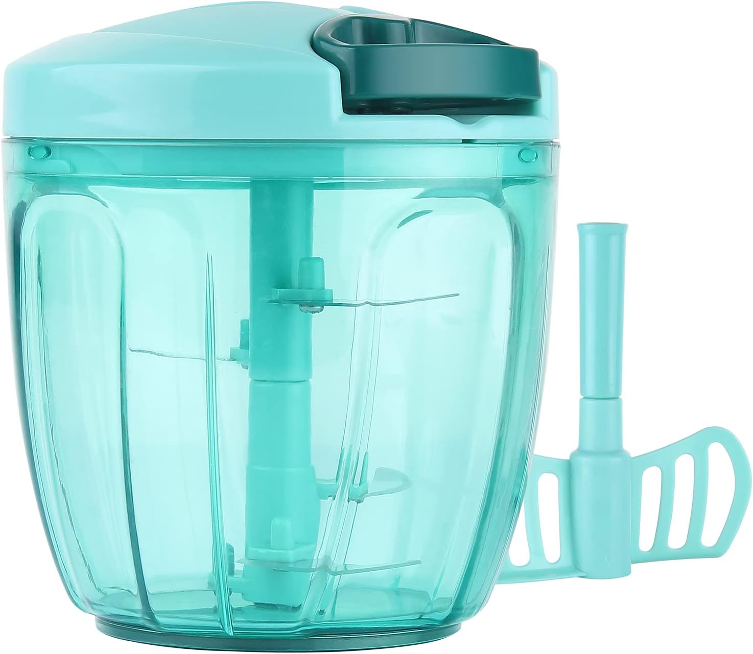 Manual Food Chopper, Vegetable Cutter, Chopper, Hand String Chopper, Smoothie Blender -900ml Manual Food Chopper, Vegetable Cutter, Chopper, Hand String Chopper, Smoothie Blender -900ml